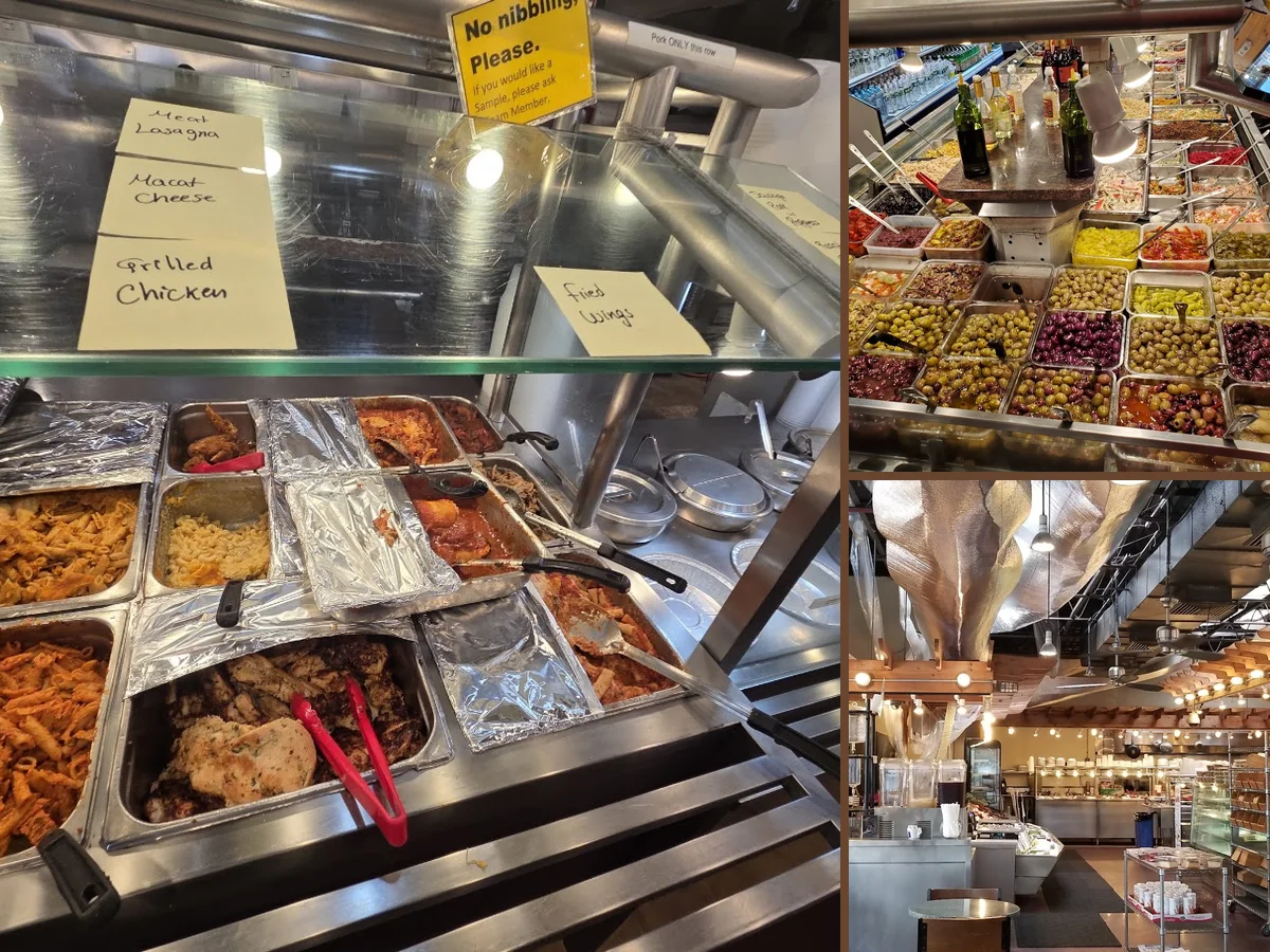 Casual dining space with cafeteria-style service.