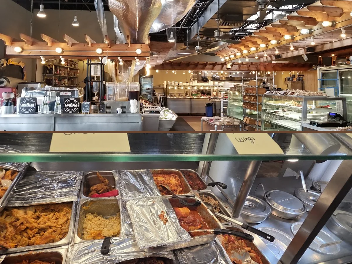 Casual dining space with cafeteria-style service.